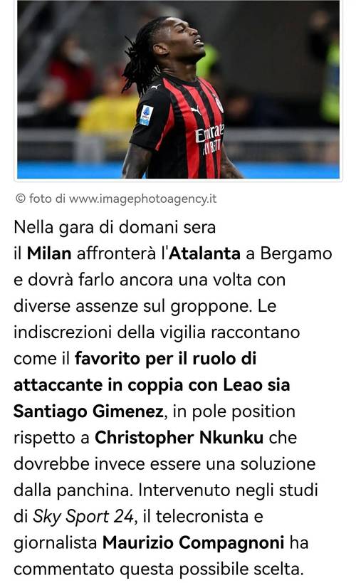 阿莱格里达成执教米兰100胜里程碑，俱乐部社媒晒海报祝贺